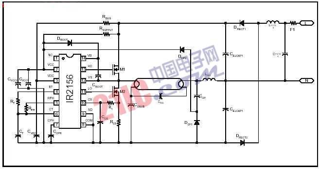 IR2156螢光燈集成電路電子鎮(zhèn)流