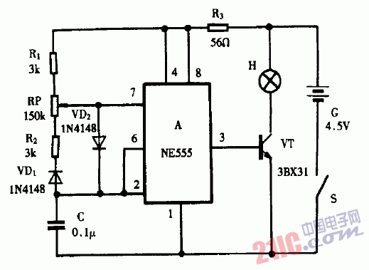 <strong>手電筒</strong>加裝<strong>調(diào)光器</strong><strong>電路圖</strong>