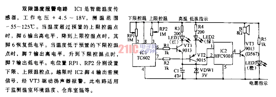 雙限溫度<strong>報(bào)警電路</strong>.gif