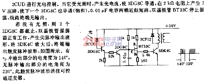 <strong>可控硅</strong><strong>變頻</strong>同步<strong>啟動(dòng)器</strong>中的<strong>光敏二極管</strong>線路.gif