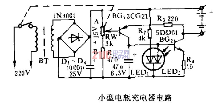 小型<strong>電瓶充電器</strong>電路.gif
