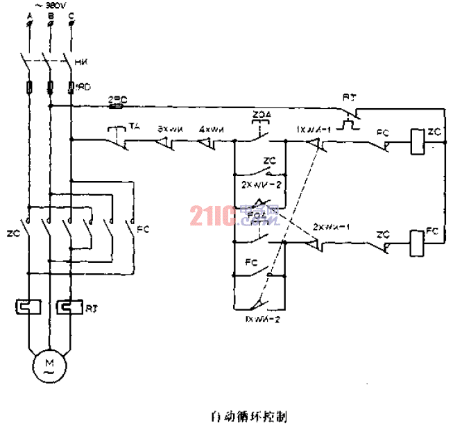 <strong>自動循環(huán)</strong><strong>控制電路圖</strong>.gif
