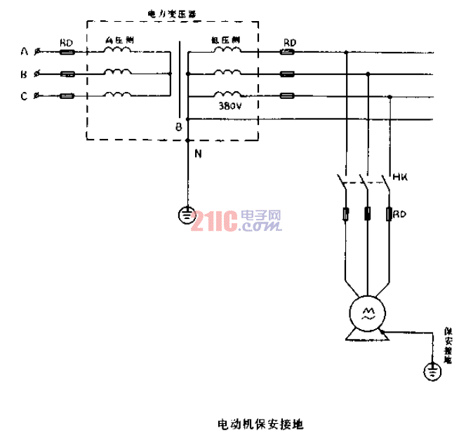 <strong>電動(dòng)機(jī)</strong>保安<strong>接地</strong><strong>電路圖</strong>.gif