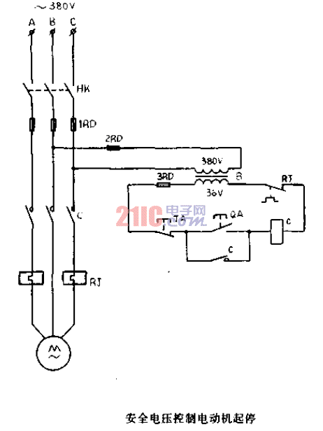 安全<strong>電壓控制</strong><strong>電動機(jī)</strong>起停<strong>電路圖</strong>.gif