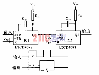 CD4098<strong>脈沖</strong><strong>延遲電路</strong><strong>電路圖</strong>.gif