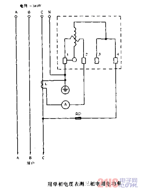 用單相<strong>電度表</strong>測(cè)<strong>三相電</strong>用電功率.gif