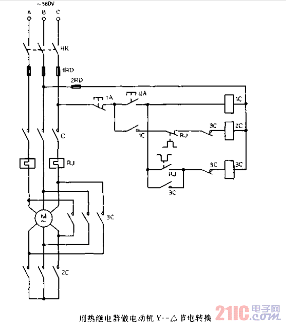用熱<strong>繼電器</strong>做<strong>電動機</strong>Y-<strong>節(jié)電</strong>轉(zhuǎn)換.gif