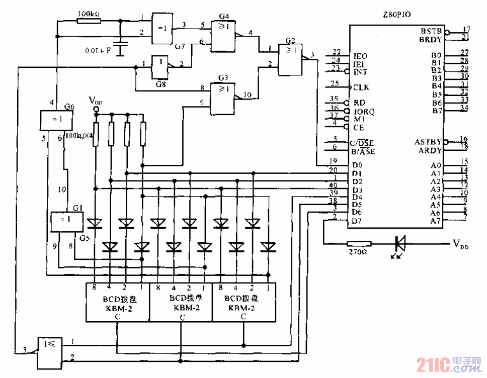 撥盤<strong>開關(guān)</strong>與<strong>微型計(jì)算機(jī)</strong>接口錄入<strong>電路</strong>.gif