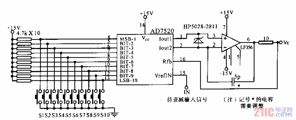 使用DA<strong>轉(zhuǎn)換器</strong>的1024步進(jìn)<strong>衰減器</strong>.gif