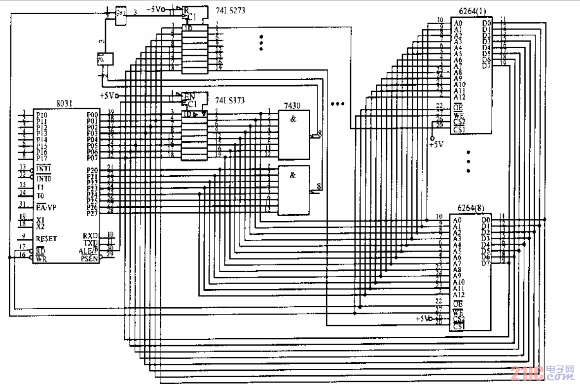 MCS-51<strong>單片機系統(tǒng)</strong>中<strong>RAM</strong>空間超64K的擴展<strong>電路</strong>.gif
