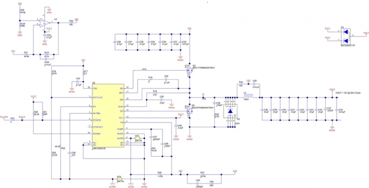如何使用電壓模式控制器設計簡單的兩相均流同步降壓穩(wěn)壓器