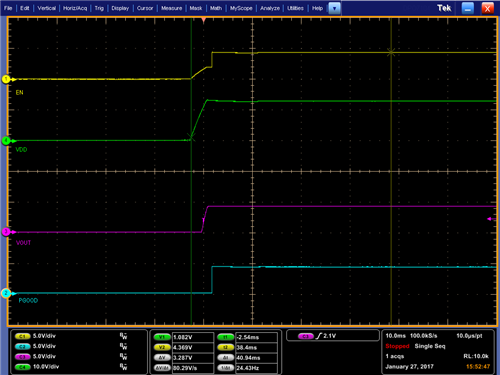降壓轉(zhuǎn)換器的PGOOD引腳的實際測試
