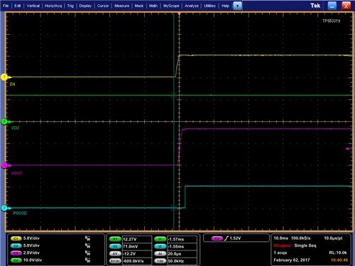 降壓轉(zhuǎn)換器的PGOOD引腳的實際測試