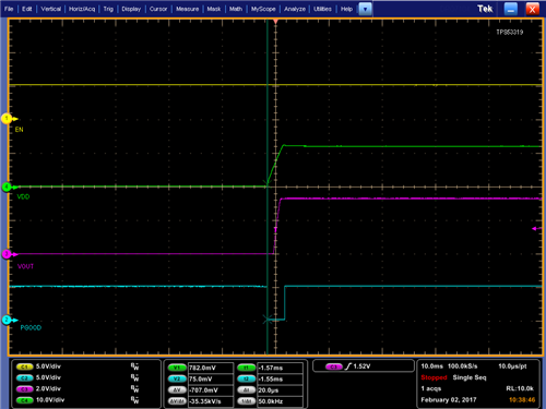 降壓轉(zhuǎn)換器的PGOOD引腳的實際測試