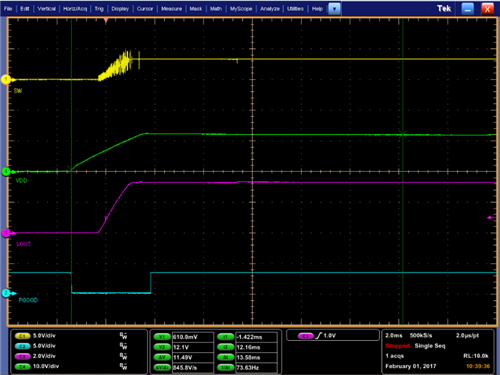 降壓轉(zhuǎn)換器的PGOOD引腳的實際測試