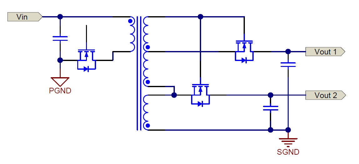 兩個路輸出優(yōu)于一路輸出的反激式轉(zhuǎn)換器方案