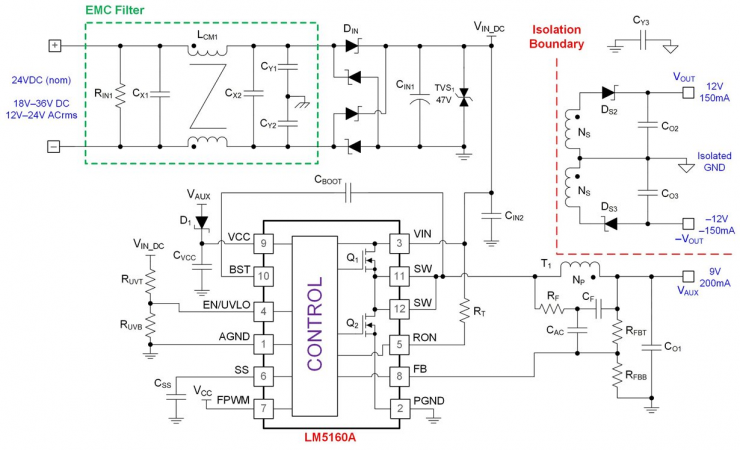 如何使用 Fly-Buck? 轉(zhuǎn)換器設(shè)計 EMC 和隔離