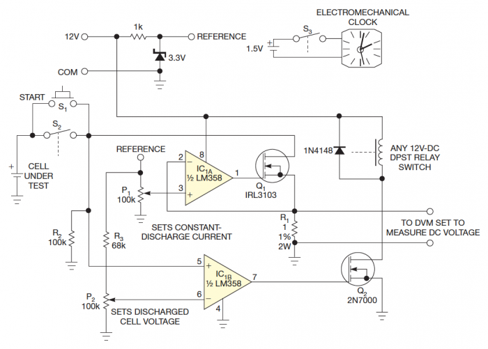應(yīng)用于電池容量測量的電路