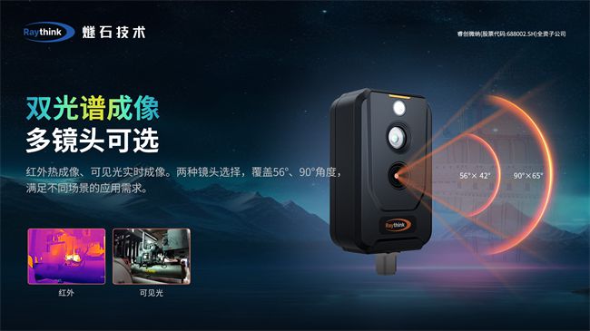 Raythink燧石技術雙光測溫卡片熱像儀發(fā)布，狹小空間、近距離溫度可視化神器