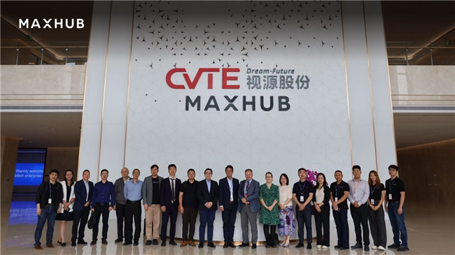 英國商務(wù)領(lǐng)事率多家英國領(lǐng)先科技企業(yè)到訪視源股份，共探未來合作機(jī)遇