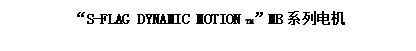尼得科儀器發(fā)售AC伺服“S-FLAG DYNAMIC MOTION　TM”MB系列電機(jī)