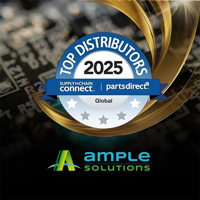AMPLE SOLUTIONS三度登榜全球TOP50，持續(xù)領(lǐng)跑電子分銷賽道