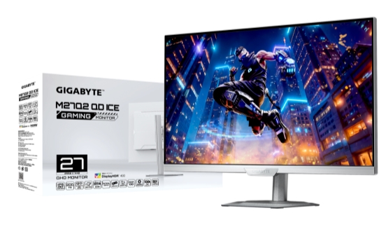 純白電競房最后一塊拼圖，技嘉M27UP ICE與M27Q2 QD ICE顯示器來襲
