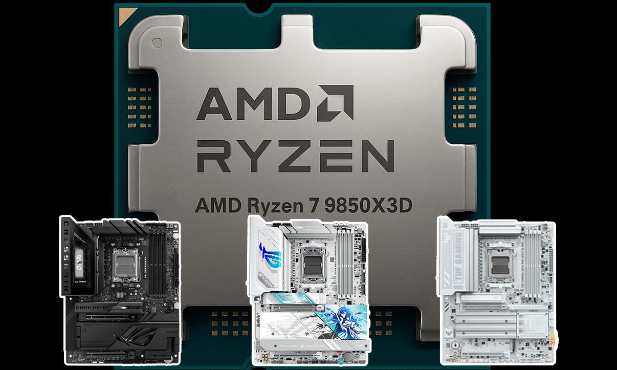 用華碩X870E/X870主板打造9850X3D硬核主機