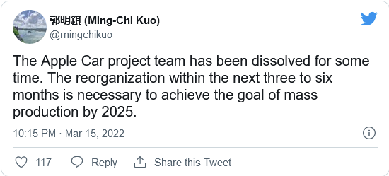 讓人唏噓！蘋果史上最大新品懸了：汽車團(tuán)隊(duì)被曝完全解散