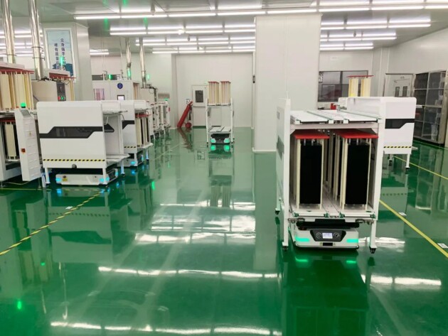 降本增效！斯坦德機器人63臺AMR助力光伏企業(yè)實現(xiàn)物料全自動搬運