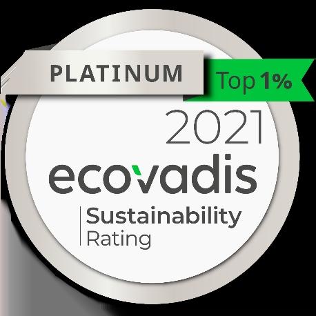 羅姆榮獲EcoVadis公司2021年可持續(xù)發(fā)展最高評(píng)級(jí)“白金獎(jiǎng)”