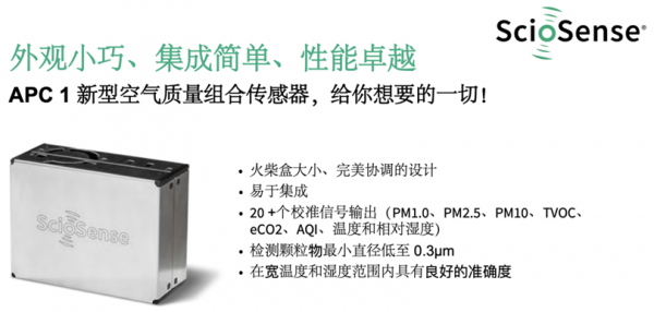 睿感（ScioSense）發(fā)布新品空氣質(zhì)量傳感器，賦能健康生活