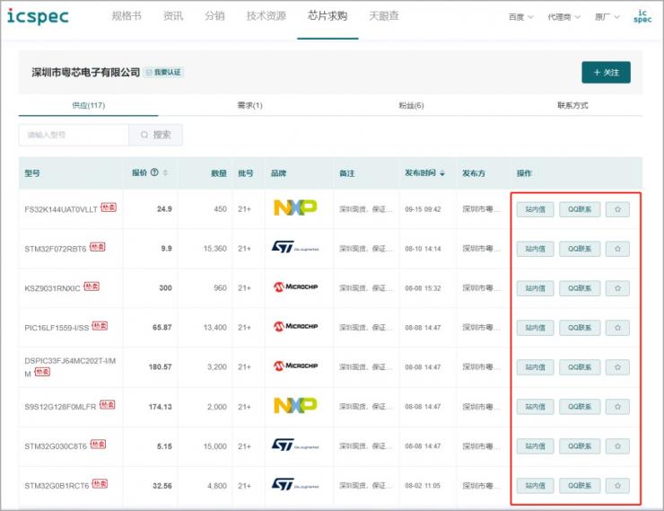 icspec芯片求購平臺，免費發(fā)布ic供求信息，芯片規(guī)格書一網(wǎng)打盡！