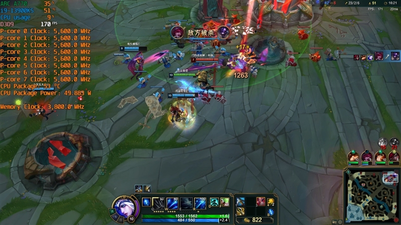 LOL幀率近乎翻倍！Intel Arc A750新驅(qū)動(dòng)測(cè)試：大幅提升、最大短板沒有了