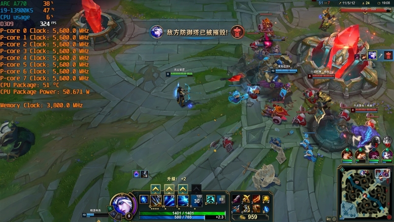 LOL幀率近乎翻倍！Intel Arc A750新驅(qū)動(dòng)測(cè)試：大幅提升、最大短板沒有了