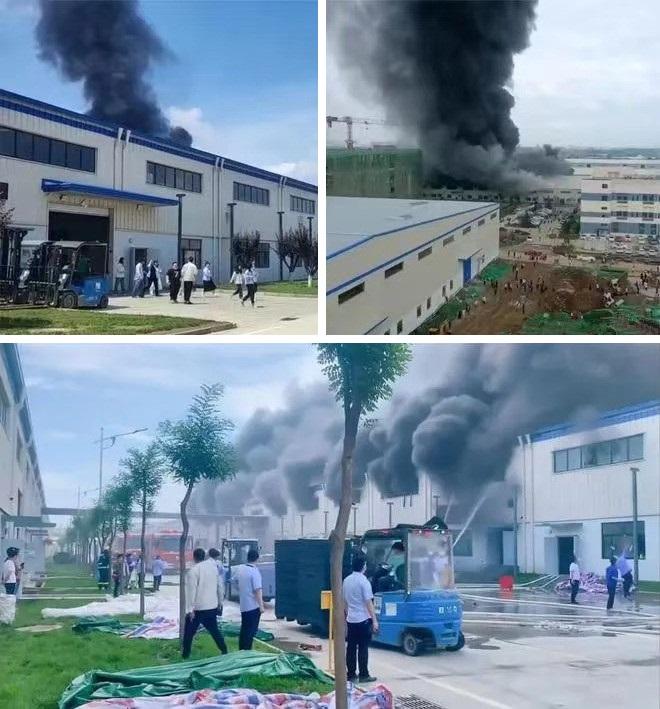 比亞迪西安工廠突發(fā)火災(zāi)，起火原因不明！