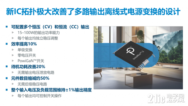 對初級能量加以引導(dǎo)的“更聰明”的多路輸出電源解決方案 – InnoMux-2！