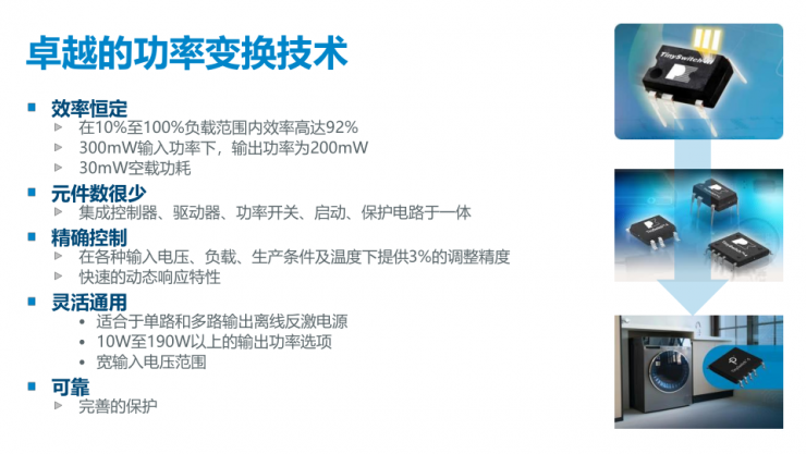 PI第五代TinySwitch IC，可實現(xiàn)175W的輸出功率和92%的滿載效率！