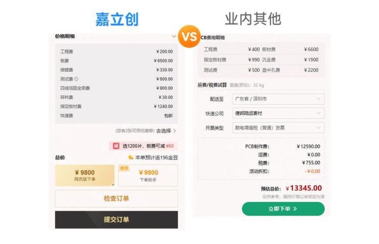 PCB過孔發(fā)黃？嘉立創(chuàng)4層板免費(fèi)升級(jí)“過孔塞油”工藝，從源頭破解品質(zhì)難題