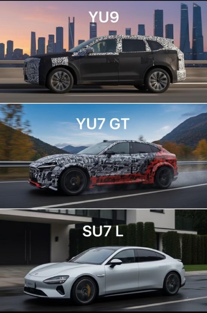 小米2026年放大招：4款新車曝光，增程SUV終于安排上了！