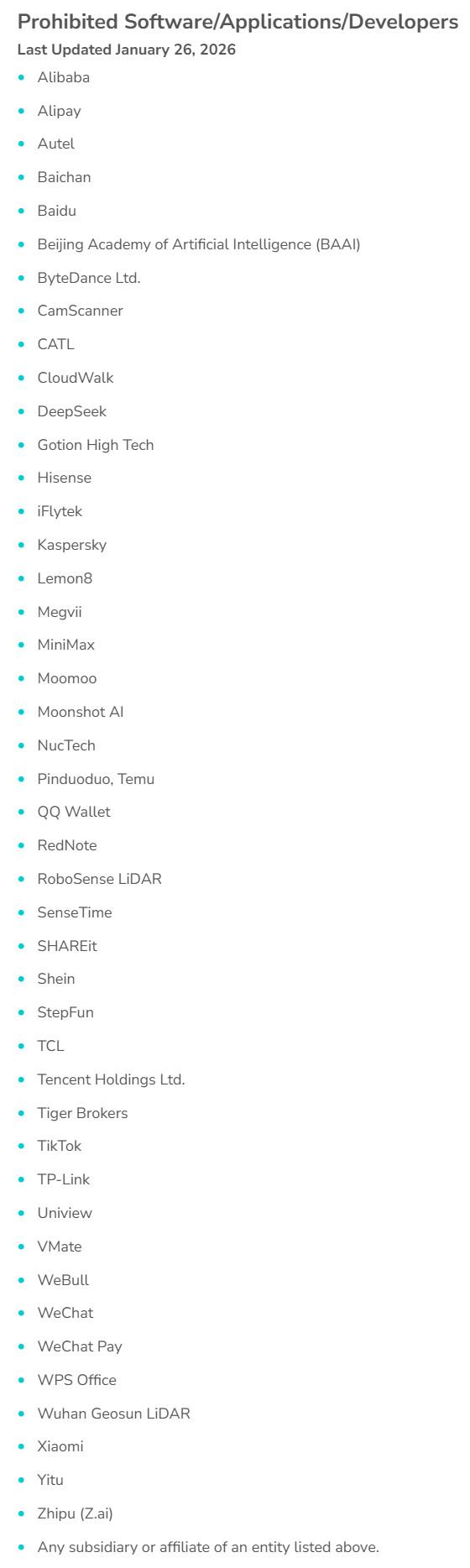 突發(fā)！美國封殺35家中企，AI、新能源、互聯(lián)網(wǎng)全覆蓋（附完整名單）