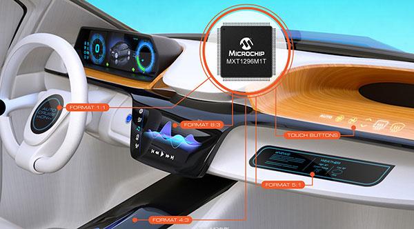 Microchip發(fā)布業(yè)界最通用的maXTouch?觸摸屏控制器，提供極大的屏幕格式靈活性