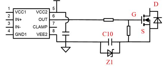 SiC MOSFET替代Si MOSFET,只有單電源正電壓時如何實現(xiàn)負壓？
