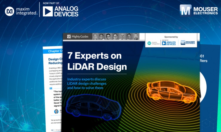 貿(mào)澤電子攜手Analog Devices推出全新電子書幫助工程師解決激光雷達設計挑戰(zhàn)