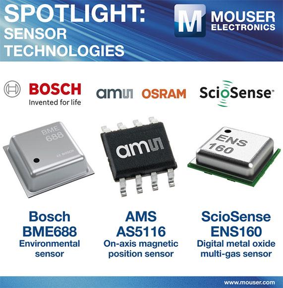 聚焦傳感器技術(shù)貿(mào)澤提供各式傳感器技術(shù)助力設(shè)計創(chuàng)新