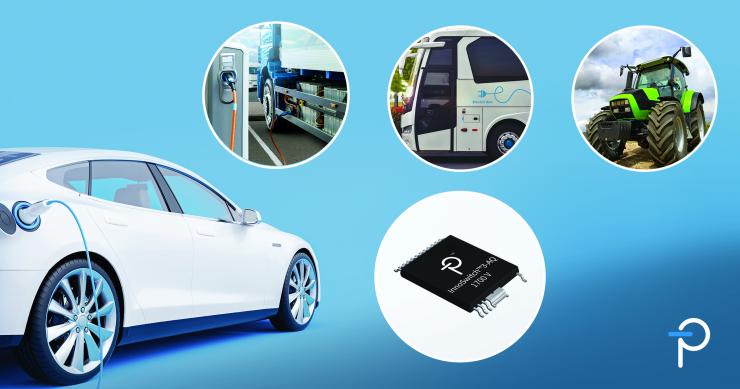 Power Integrations推出業(yè)界首款內(nèi)部集成1700V SiC MOSFET的汽車級(jí)高壓開(kāi)關(guān)IC 