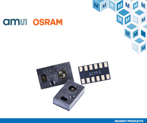 貿澤開售ams OSRAM TMF8820、TMF8821 和TMF8828 多區(qū)飛行時間傳感器