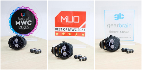 華為穿戴新物種驚艷巴展，榮獲MWC 2023多個媒體大獎