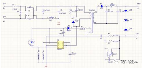 完整的LED驅動電路原理圖設計