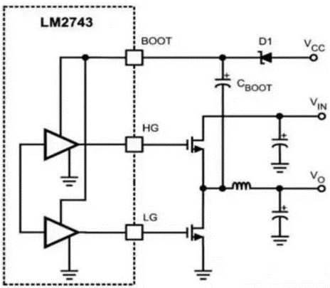 自舉電路中電路升高的電壓如何達(dá)到電源電壓數(shù)倍